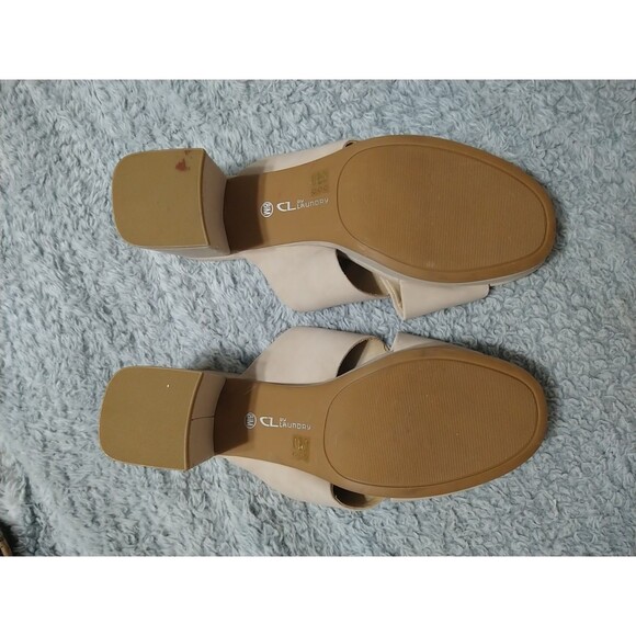 Chinese Laundry Open Toe Heeled Sandal Beige 8.5 - Picture 10 of 11